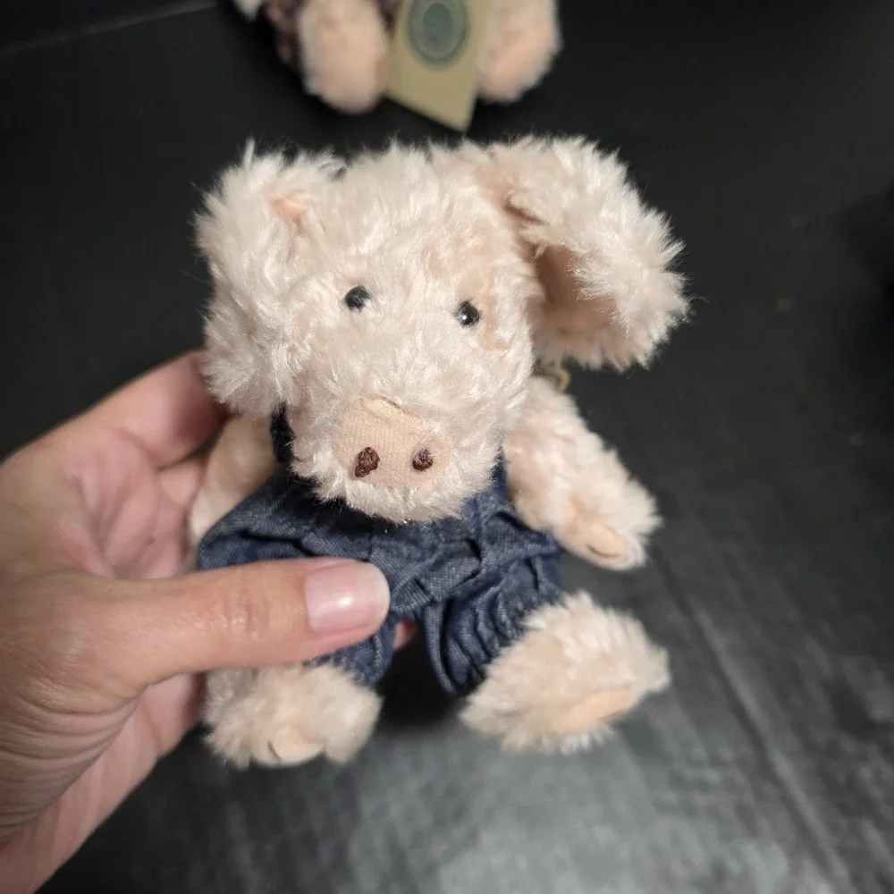 Kaitlin & Kendall McSwine Boyds Bears Pig Set Of 2 Collectible Stuffed Animals‎